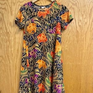 LuLaRoe Carly Tropical Flower Dress
